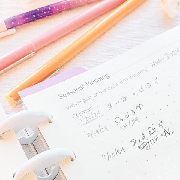 how to do quarterly planning with the Moon Play Moon Journal and Planner