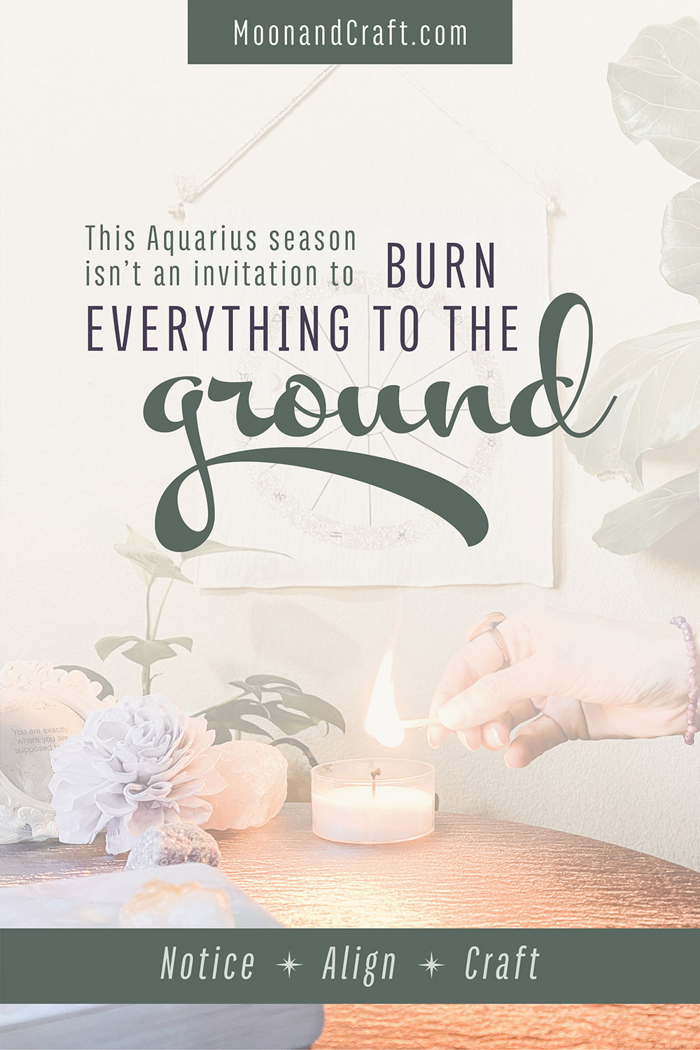 Aquarius Season quote pin